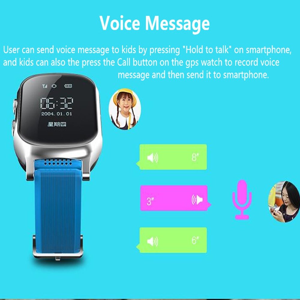 T58 Smartwatch GPS Tracker for Kids - Image 6